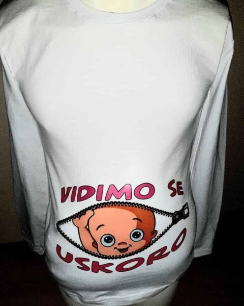 Vidimo se uskoro roza – Majica sa štampom