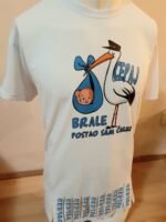 Cepaj brale – Roda i pelceri – Majica sa štampom – boja: bela