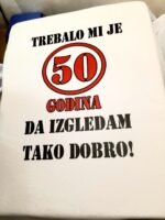Trebalo mi je 50 godina – 50. rodjendan – boja: bela