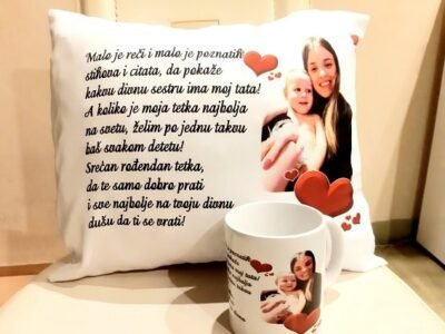 Jastuk šolja za tetku