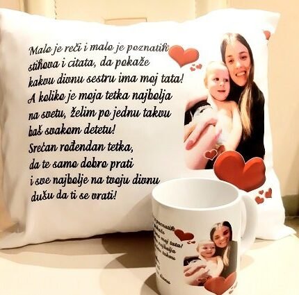 Jastuk šolja za tetku