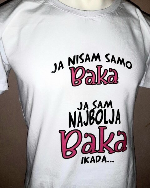 Najbolja baka – Majica sa štampom