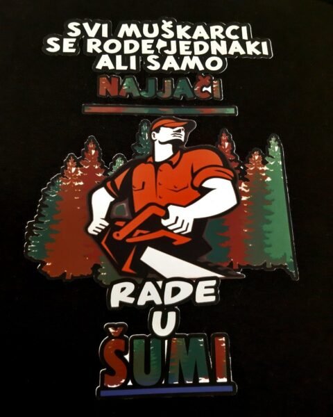 Svi se rode jednaki Sumari – Majica sa štampom