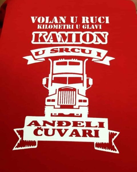 Volan u ruci – Majica sa štampom