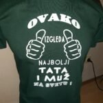 Najbolji tata i muz zelena