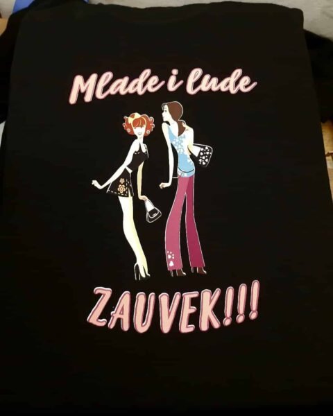 Mlade i lude crna