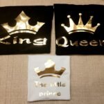 King Queen and Prince zlatna