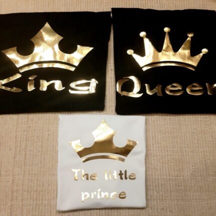 King Queen and Prince zlatna