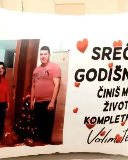 Jastuk za godisnjicu braka