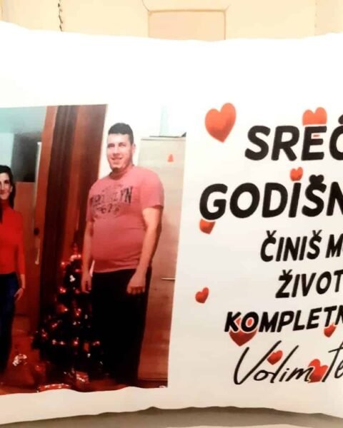 Jastuk za godisnjicu braka