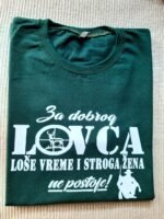 Za dobrog lovca (zelena) – Lovci ribolovci – boja: zelena