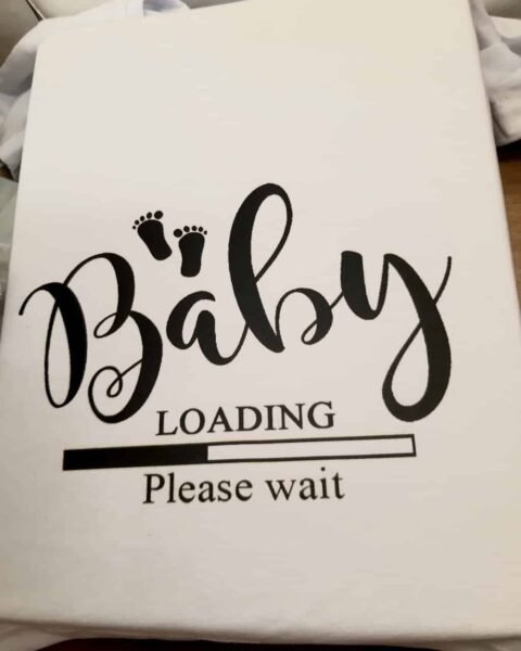 Baby loading please wait – Majica sa štampom