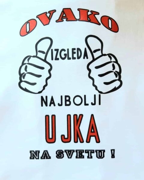 Najbolji ujak na svetu (bela) – Majica sa štampom