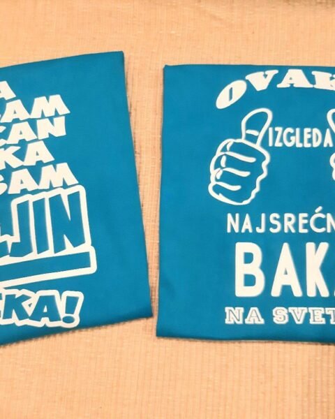 Ja nisam obican deka + najbolja baka – Majica sa štampom