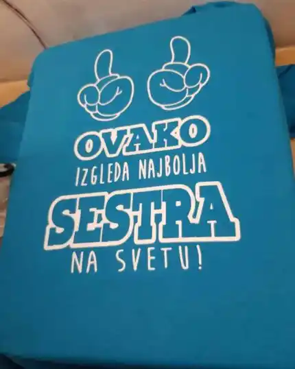 Najbolja sestra na svetu (plava)