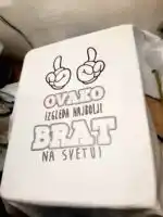 Ovako izgleda najbolji brat – Brat sestra – boja: bela