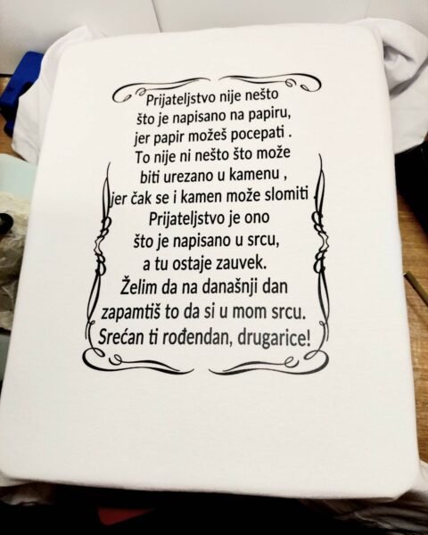 Prijateljstvo drugarice – Majica sa štampom