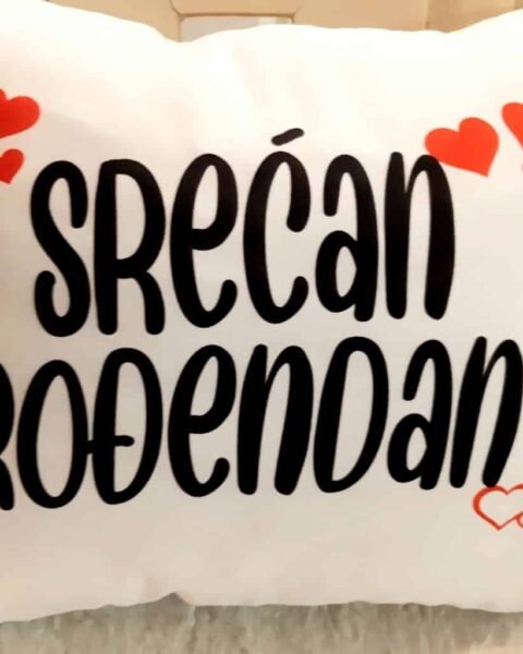 Srecan rodjendan jastuk