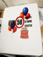 Nemam 50 – Majica sa štampom – boja: bela