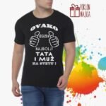 Najbolji tata i muz V1 crna