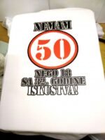 Nemam 50 V33 – 50. rodjendan – boja: bela