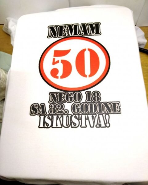 Nemam 50 V33 – Majica sa štampom