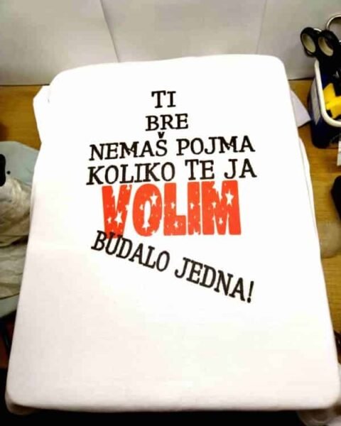 Ti bre neznas live – Majica sa štampom