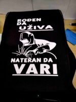 Nateran da vari :) – Majica sa štampom – boja: crna