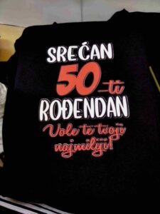 Srećan 50ti rodjendan CRNA