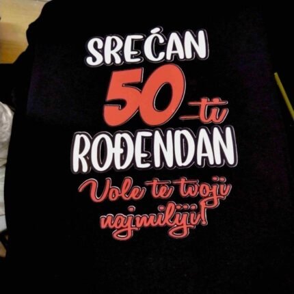 Srećan 50ti rodjendan CRNA