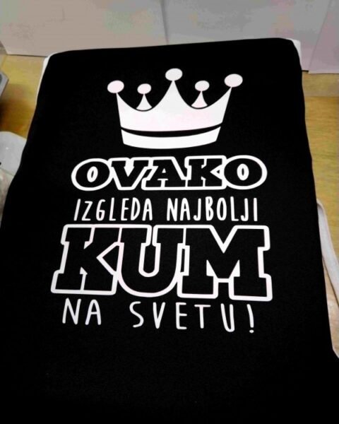 Ovako izgleda najbolji KUM – Majica sa štampom