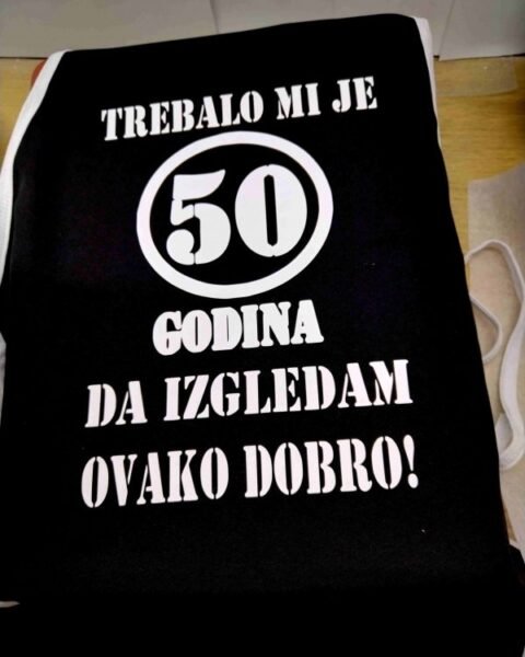 TRebalo mi je 50 godina – Kecelja sa štampom