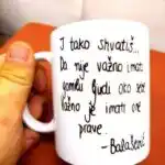 I tako shvatis ...