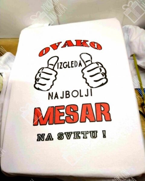 Majica za najboljeg mesara :) – Majica sa štampom