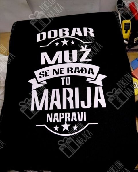 Dobar muz crna – Majica sa štampom