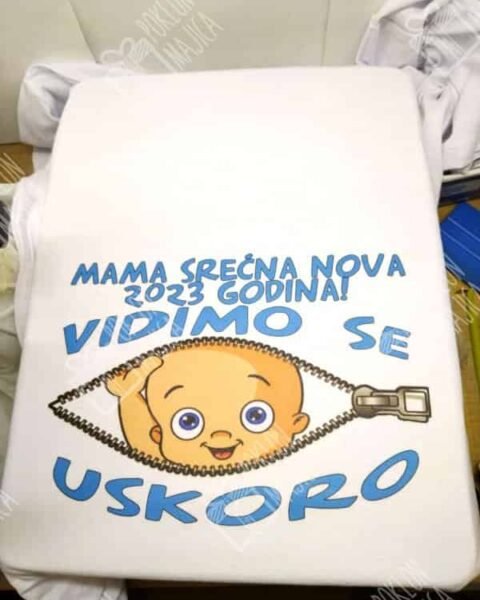 Vidimo se uskoro za novu godinu – Majica sa štampom