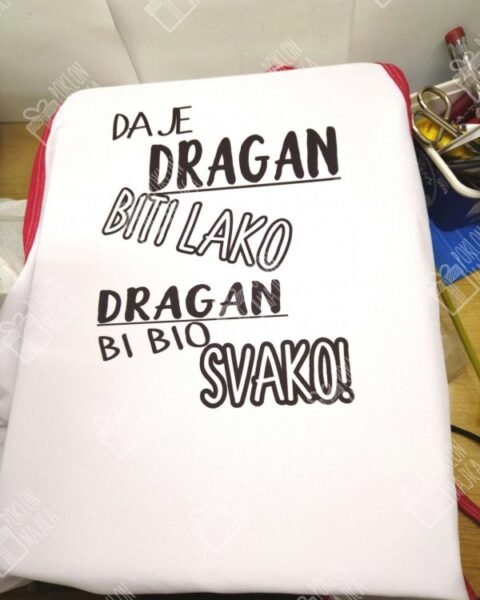 Da je Dragan biti lako kecelja – Kecelja sa štampom
