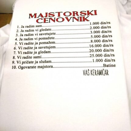 Keramičar cenovnik :)