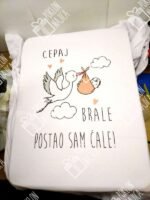 Cepaj brale V41 decak – Majica sa štampom – boja: bela