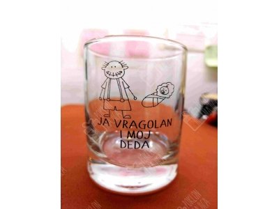 Vragolan i deda (čaša za viski)