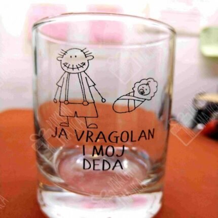 Vragolan i deda (čaša za viski)