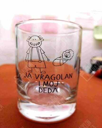 Vragolan i deda (čaša za viski)
