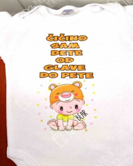 Cicino sam dete od glave do pete