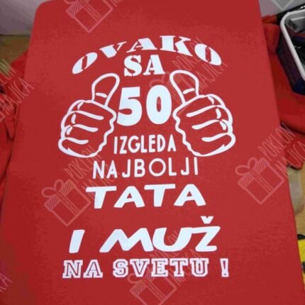 Ovako sa 50 izgleda tata :)