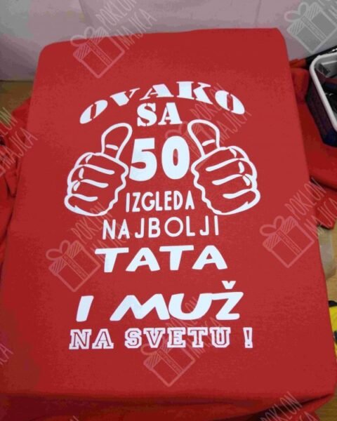 Ovako sa 50 izgleda tata :)