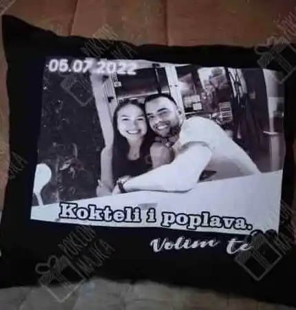 Jastuk slika volim te!