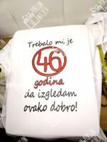 Trebalo mi je 46 godina – 50. rodjendan – boja: bela