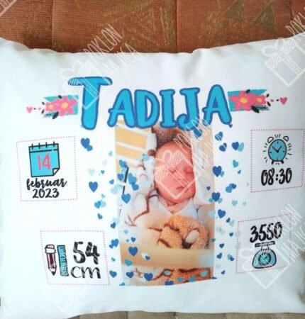 Jastuk beba podaci za dečake