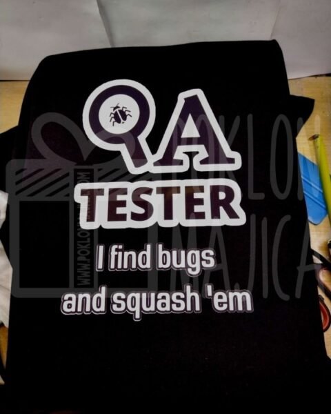 QA Tester – Majica sa štampom