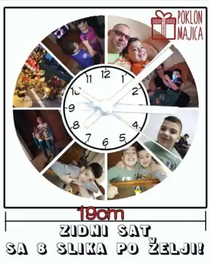 Sat sa 8 slika po želji
